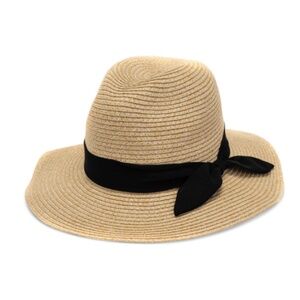 Giani Bernini Women's Chiffon-Band Panama Hat - Black